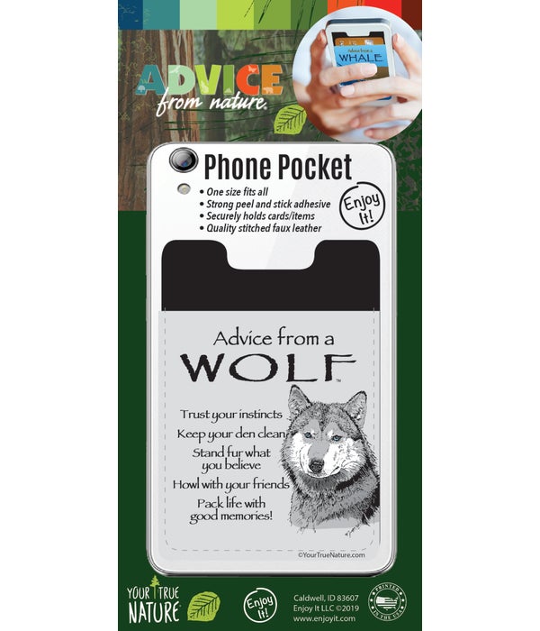 Wolf Phone Pocket
