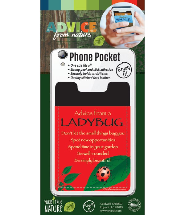 Ladybug Phone Pocket