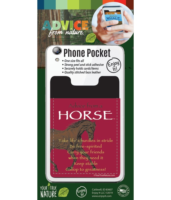 Horse Phone Pocket