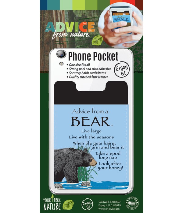 Bear Phone Pocket