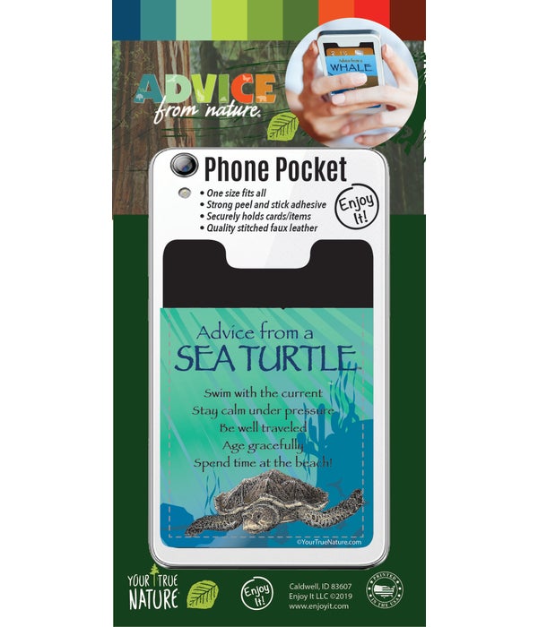 Sea Turtle Phone Pocket