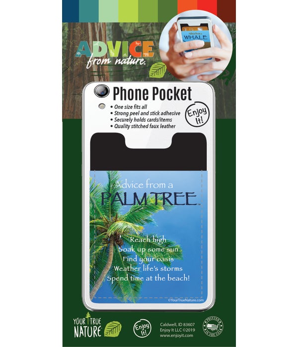 Palm Tree Phone Pocket