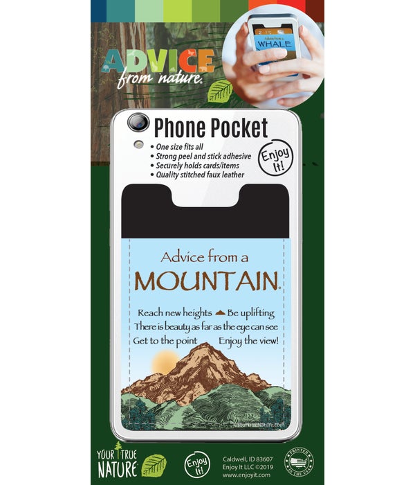 Mountain Phone Pocket