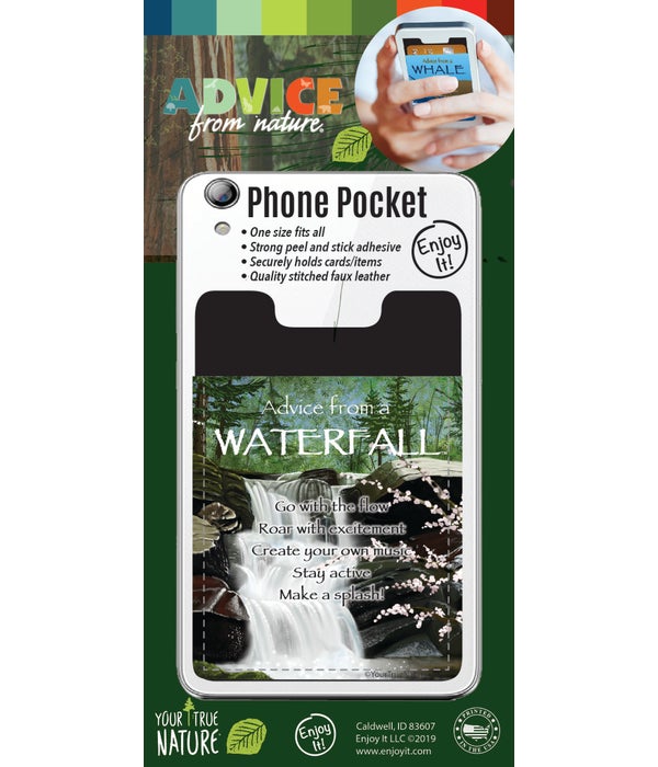 Waterfall Phone Pocket