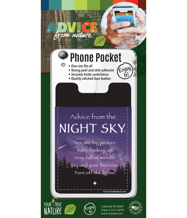 Night Sky Phone Pocket