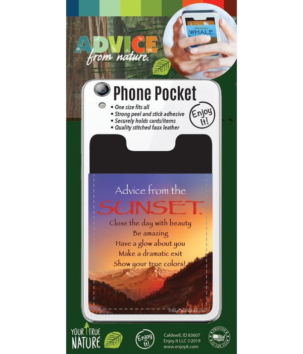 Sunset Phone Pocket