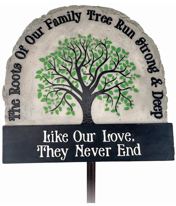 FAMILY TREE GARDEN STAKE