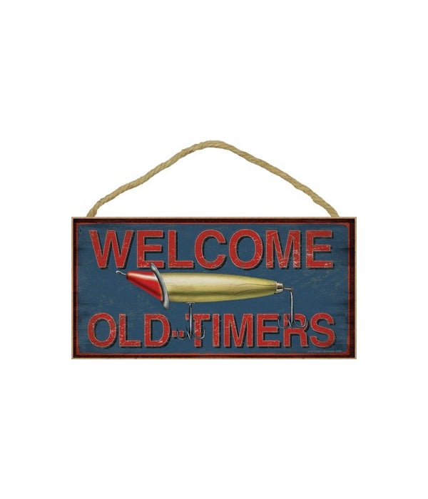Welcome Old-Timers (fishing lure) 5x10