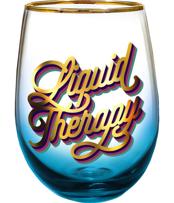 LIQUID THERAPY Stemless Wine Glass