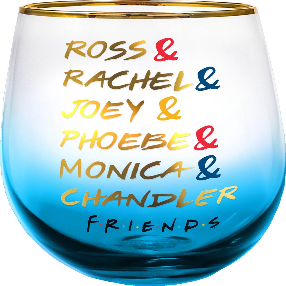 Stemless Wine Glass - Friends