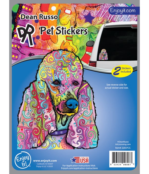 Poodle Sticker