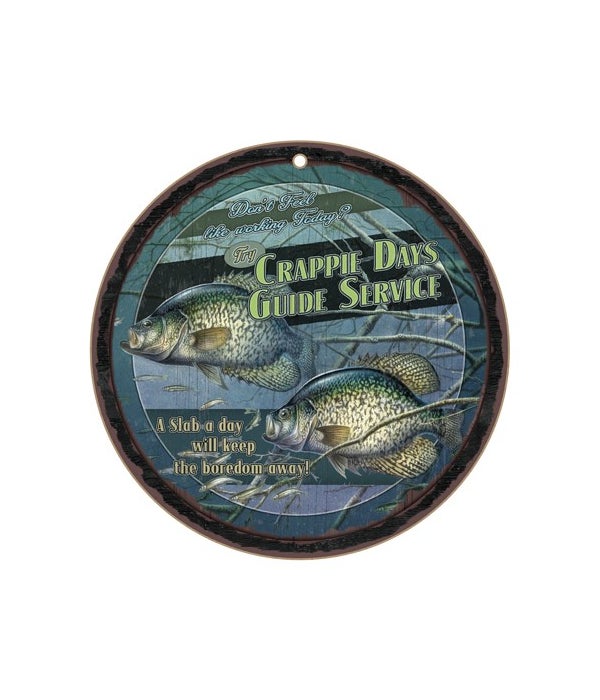 Crappie Days Guide Service 10" D