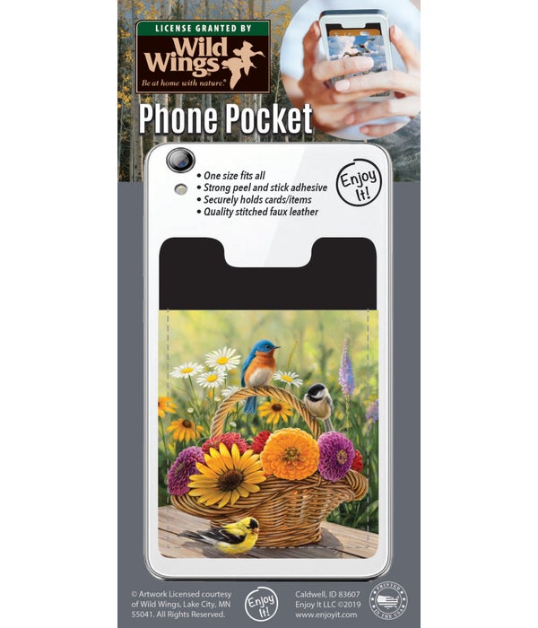 Summer Birds Phone Pocket