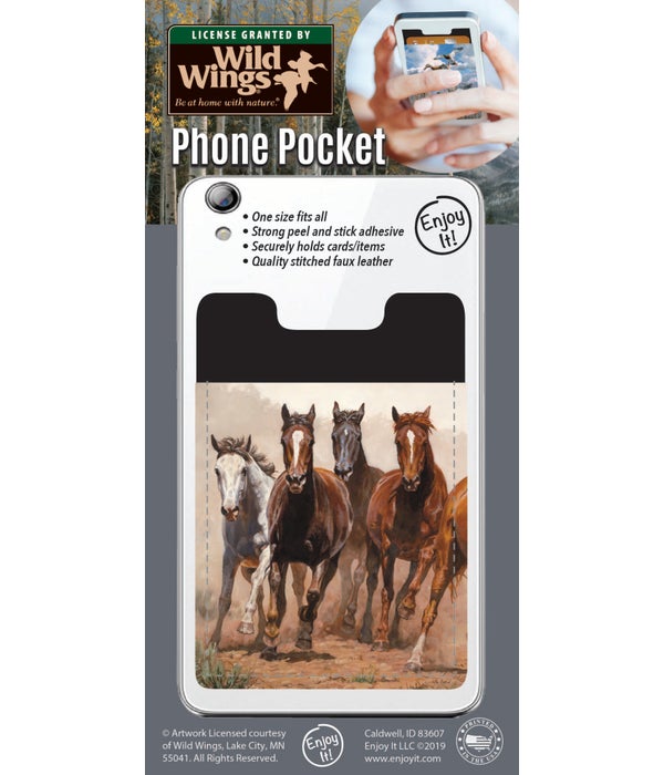 Horses Phone Pocket