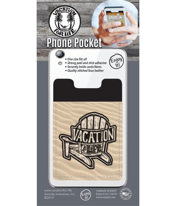 Adirondack Chair Phone Pocket
