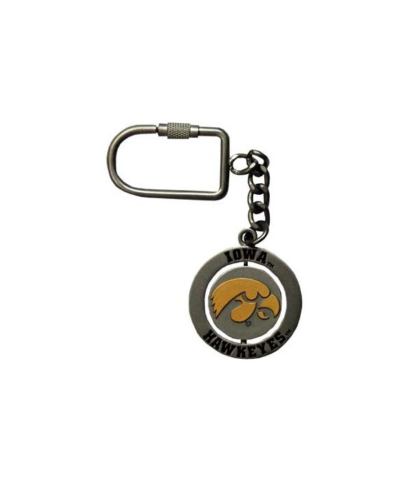 U-IA Keychain Spinner Nickel