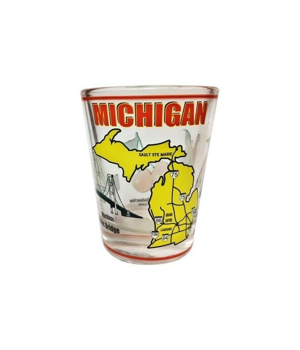 Michigan State shotglass