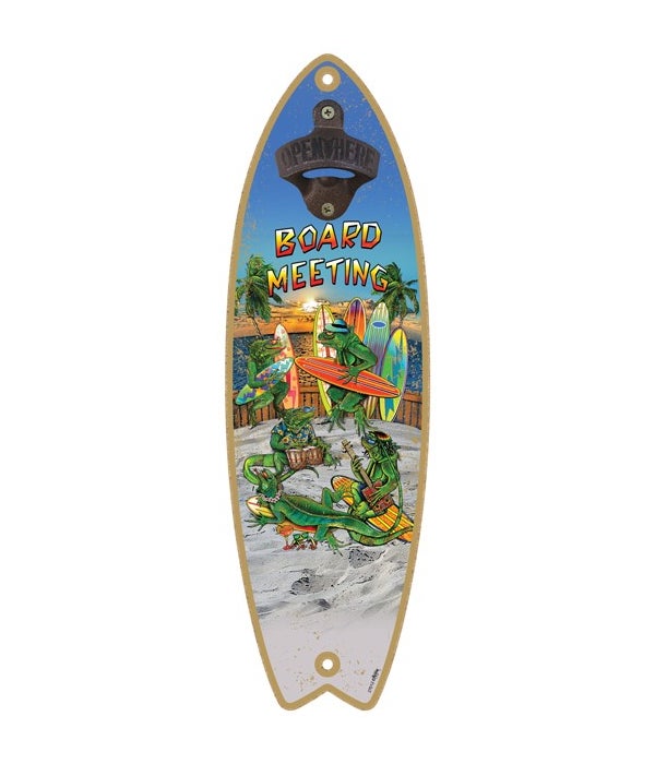 Board Meeting - Surfboard bottle opener