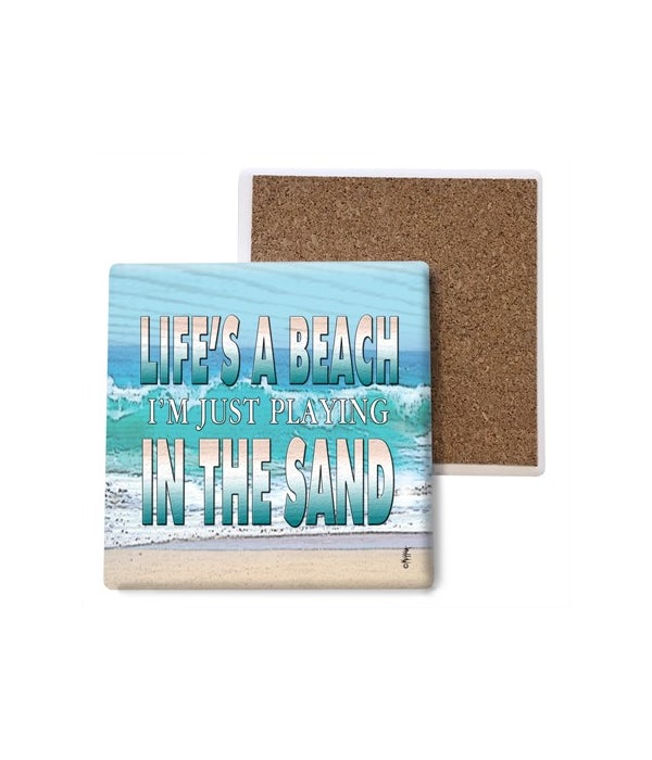 Life's a beach - coaster - Michael Messi