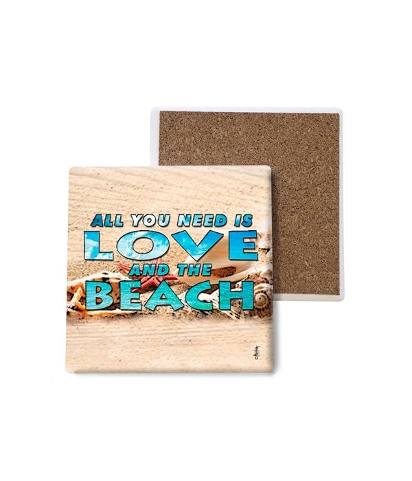 Love and the beach - coaster - Michael M