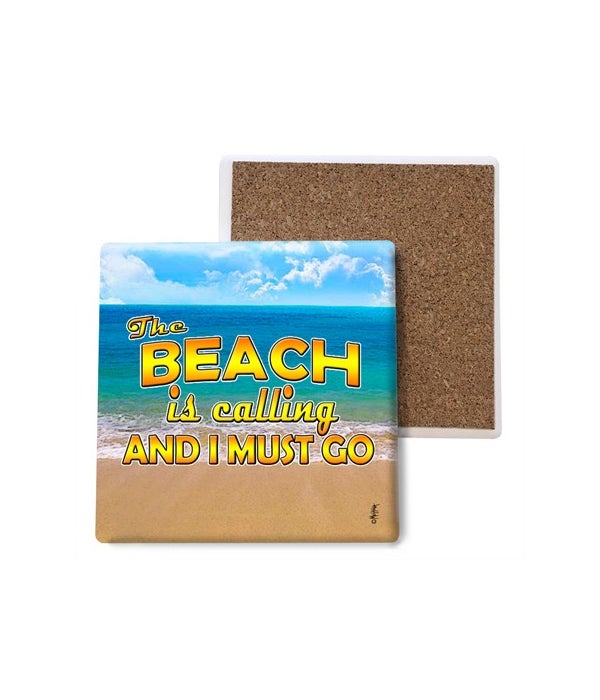the beach is calling - coaster - Michael