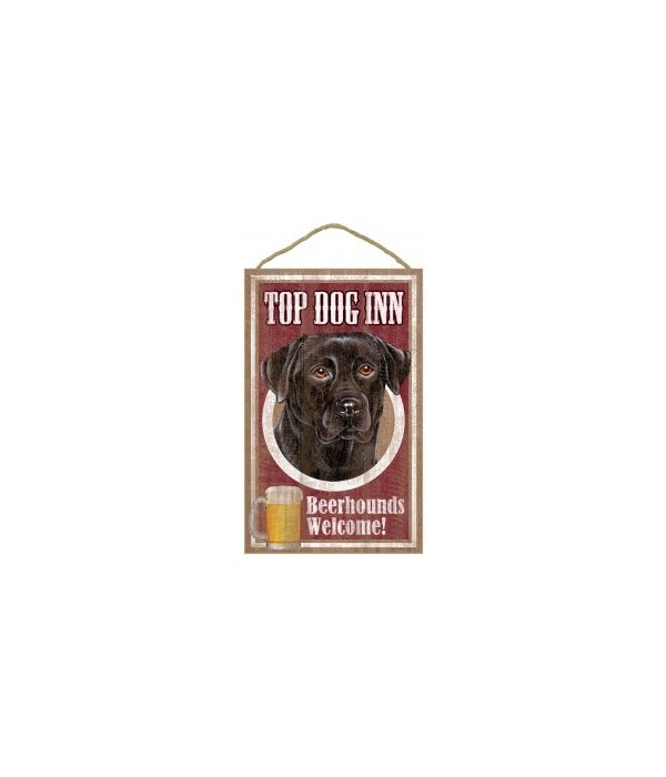 Top Dog Beerhound 10x16 Black Lab