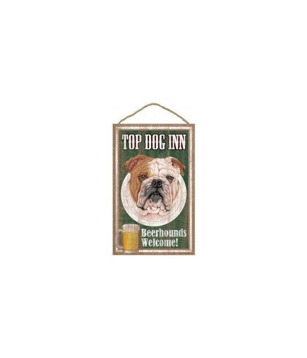 Top Dog Beerhound 10x16 Bulldog