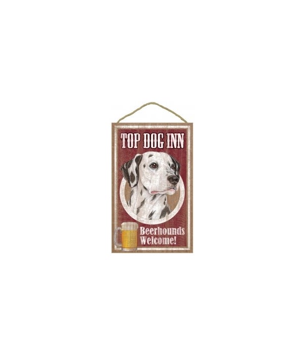 Top Dog Beerhound 10x16 Dalmatian