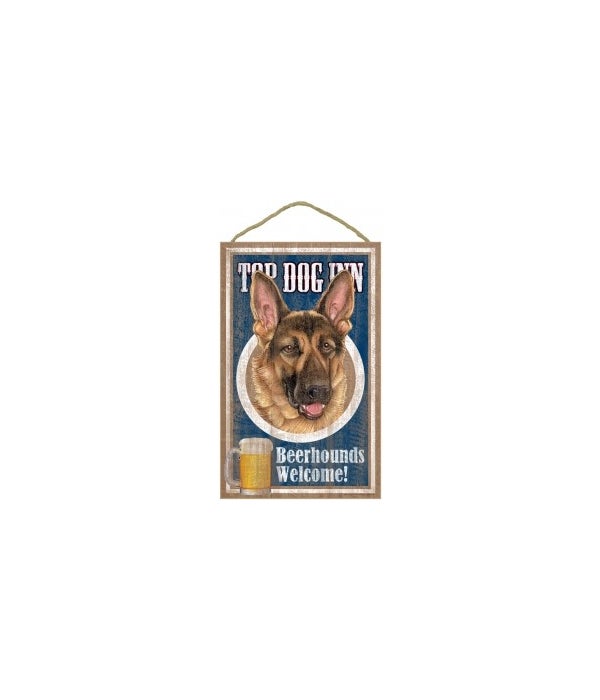 Top Dog Beerhound 10x16 German Shepherd