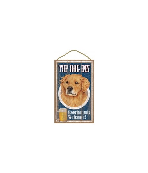 Top Dog Beerhound 10x16 Golden Retriver