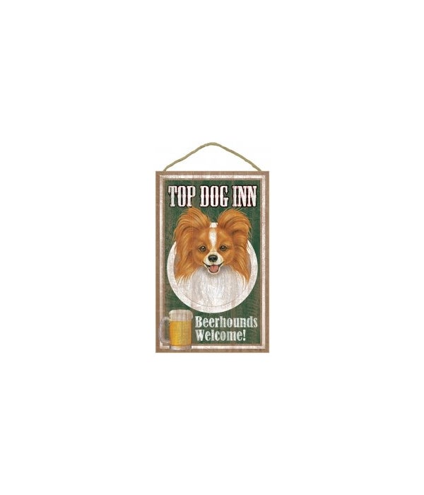 Top Dog Beerhound 10x16 Papillon/rd-brn