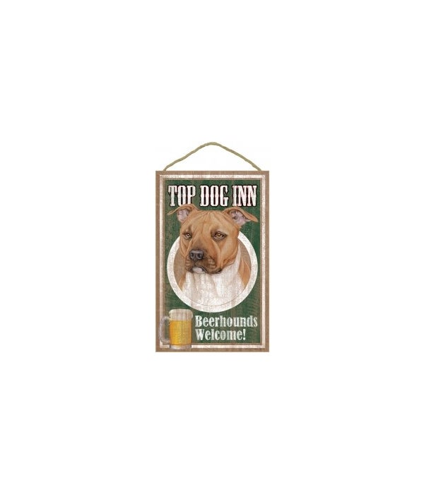 Top Dog Beerhound 10x16 Pitbull (Tan)
