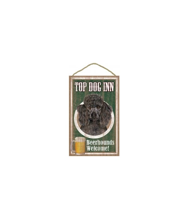 Top Dog Beerhound 10x16 Poodle (Black)