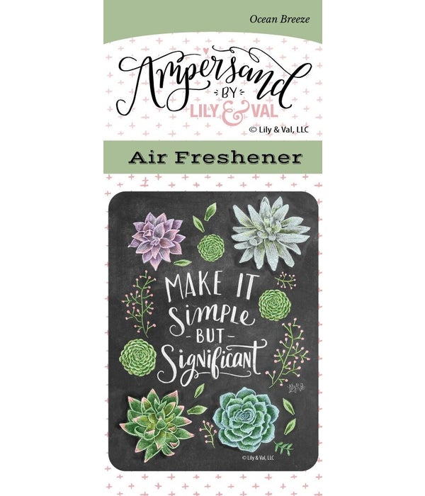 Simple but Significant Air Freshener (Oc