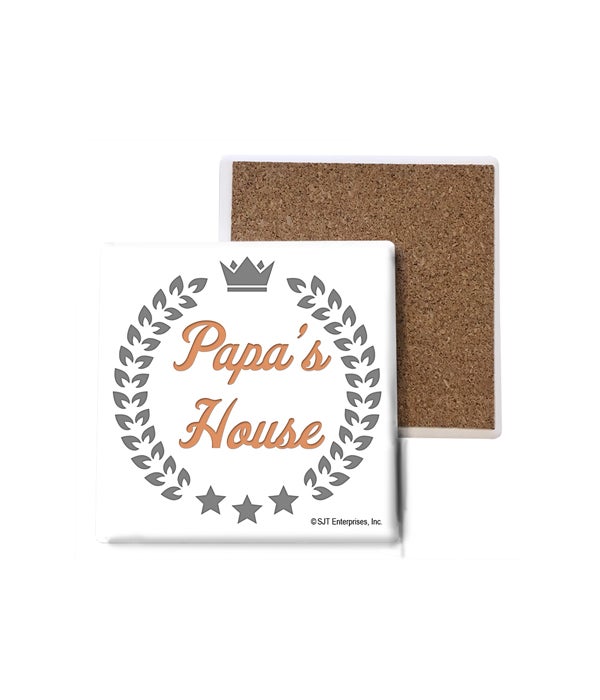 Papa's House-Stone Coasters