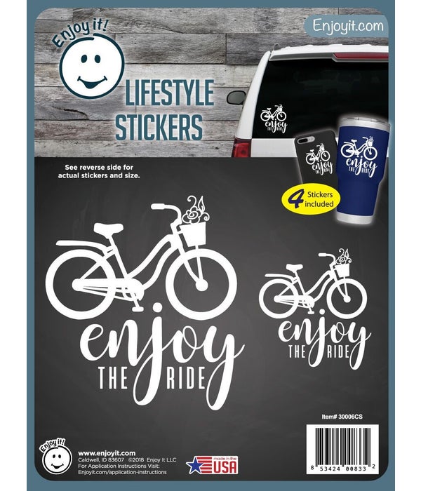 Enjoy the Ride Stickers