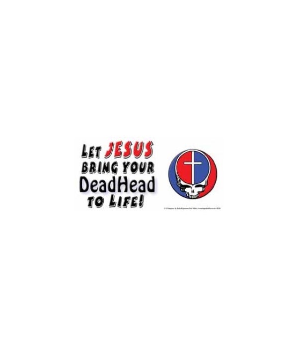 Let Jesus bring your Deadhead to life!-4x8 Car Magnet