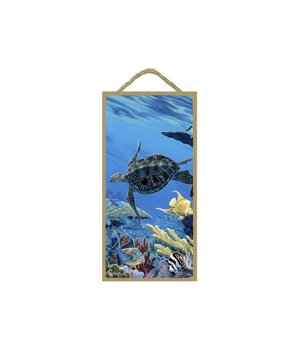 Apollo - (no IMPRINT) Sea turtle swimmin