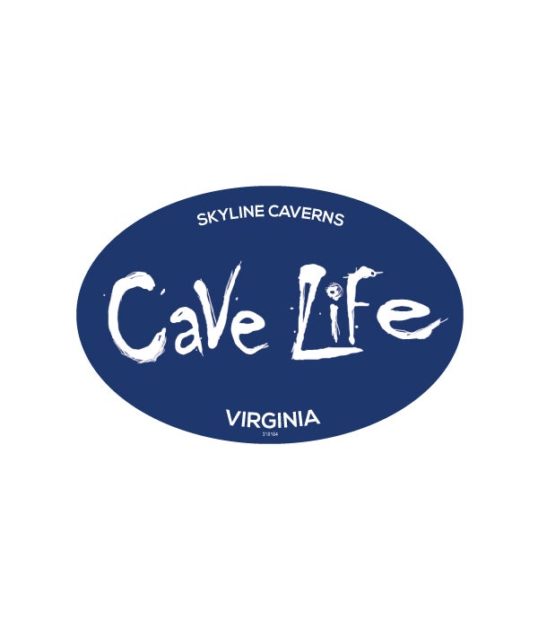 Cave Life - Skyline Caverns - Virginia Oval Magnets