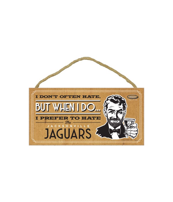 I prefer to hate Jacksonville Jaguars