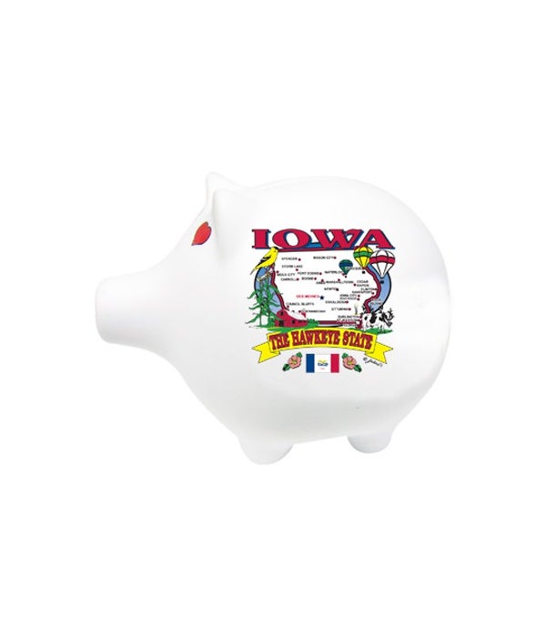 Iowa Bank Pig State Map