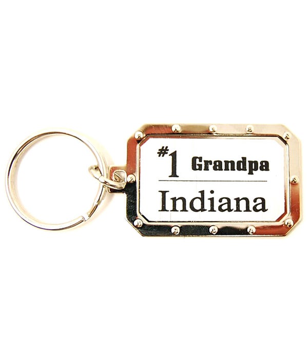 *#1 Grandpa - Indiana Keychain (Limited Inventory)