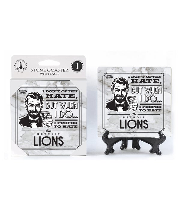 Detroit Lions-1 pack stone coaster