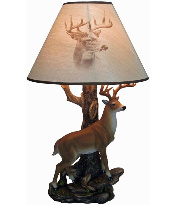 Deer Lamp 20"(+shade)