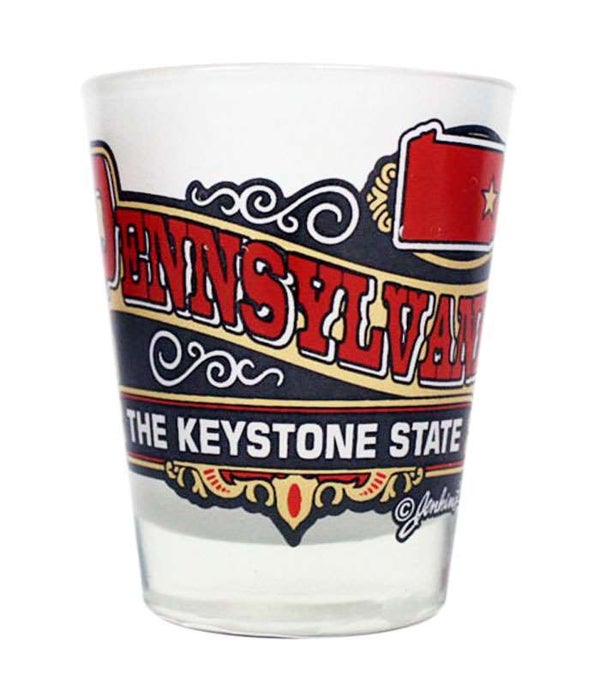 PA Shotglass Frosted Banner