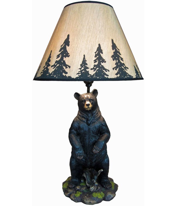 Bear Lamp 26"T (+shade)