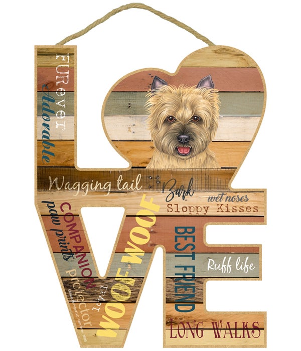 Love sign / Cairn Terrier (tan)