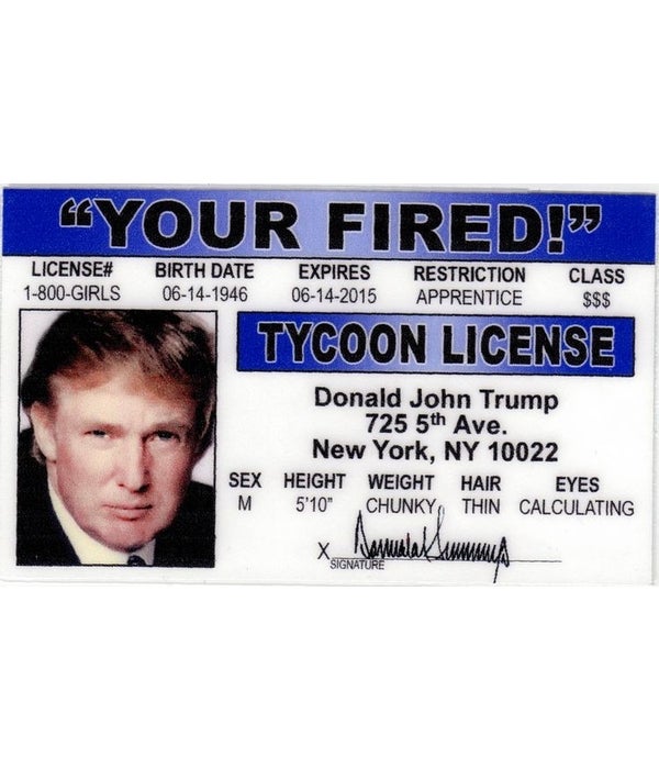 Trump Your Fired ID