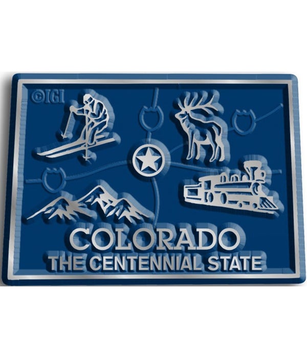 Colorado Map Magnet