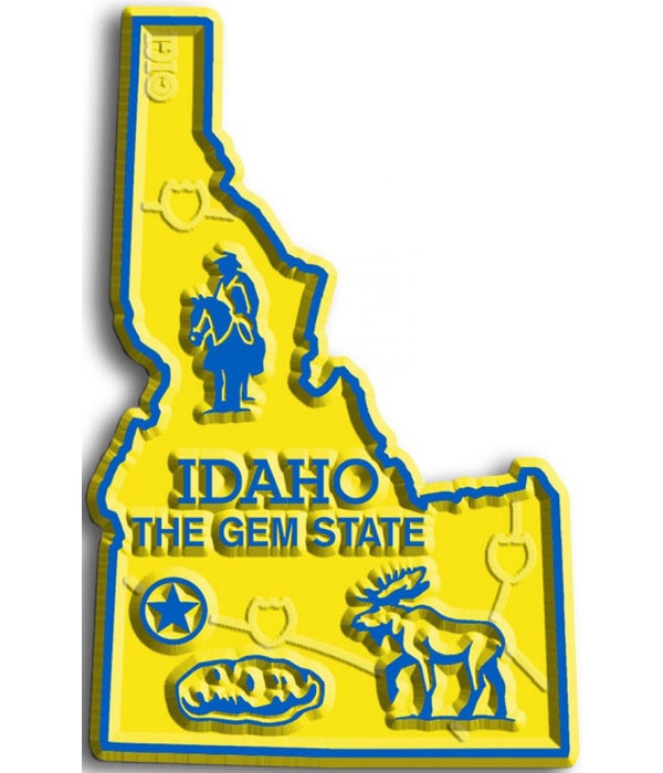 Idaho Map Magnet